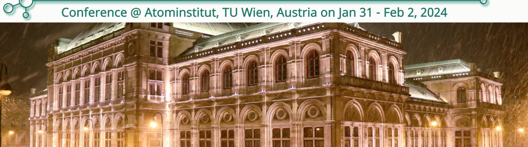 Header image showing the Oper with the title of our conference